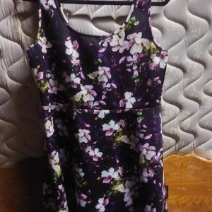 NWOT Torrid 4 Floral Scuba sleeveless midi dress